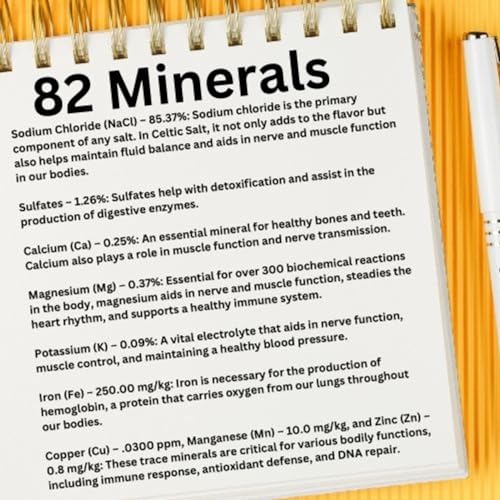 3.oz Jar - 82 Minerals FINE, French Celtic Style *Hand Harvested & Artisanal - Sea Salt that Hydrates - 100% Authentic, Vegan Kosher - Barabara Oneill recommended!