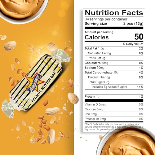 Bundle Of Fabqual With Atkinson Classic Peanut Butter Bars & Fabqual Ring Peanut Butter Candy Old Fashioned Peanut Butter Candy Bars Atkinson Peanut Butter Logs Candy Peanut Butter Bars Peanut Bars (1 LB)