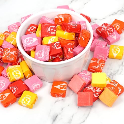 Starburst Original Fruit Chews, 1lb Bulk Bag (Approx. 90 Pieces), Strawberry, Cherry, Orange, Lemon, Individually Wrapped Candy