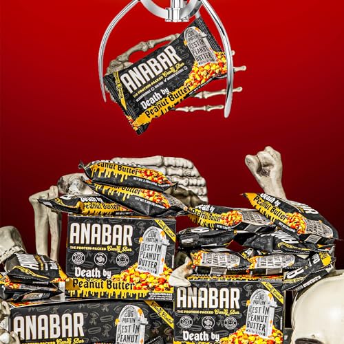 Anabar Protein Bar, The Protein-Packed Candy Bar, Amazing Tasting Protein Bar, No Sugar Alcohols, Real Food, Amazingly Delicious, 20 Grams of Protein (12 Bars, Death by Peanut Butter)