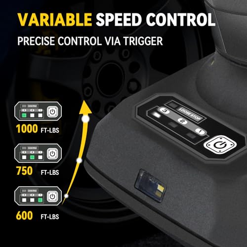 WANTTIK 21V Cordless Impact Wrench with 5 Sockets