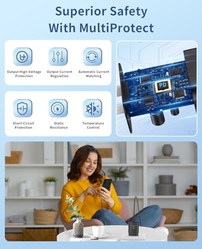 Type C Charger Fast Charging,2Pack 25W Super Fast USB C Charger block with 6Ft USB C Cable Compatible with Samsung Galaxy S24 Ultra/S23/S22/S21/S20/Note 20/10,Pixel 6 5 4 Pro XL/iPhone 15 Series