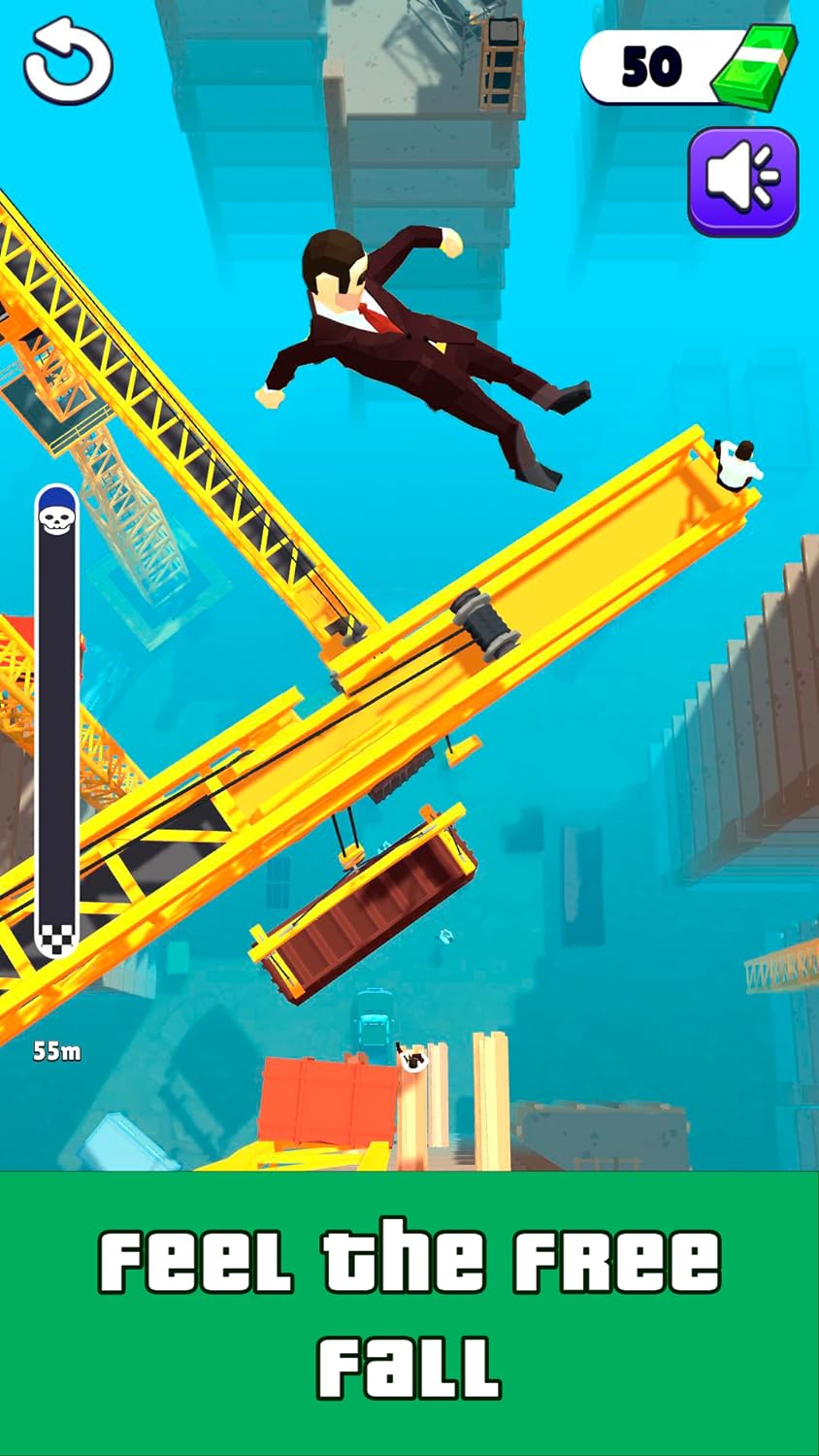 Ragdoll Fall! Falling Stickman: Breaking games - sky jump
