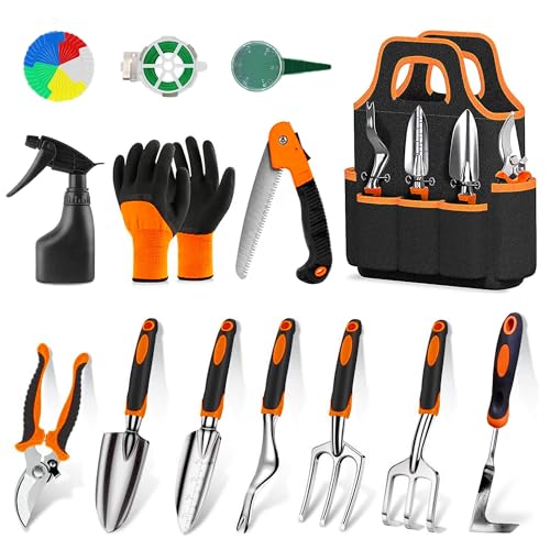 14PCS Heavy-Duty Stainless Steel Garden Tool Set