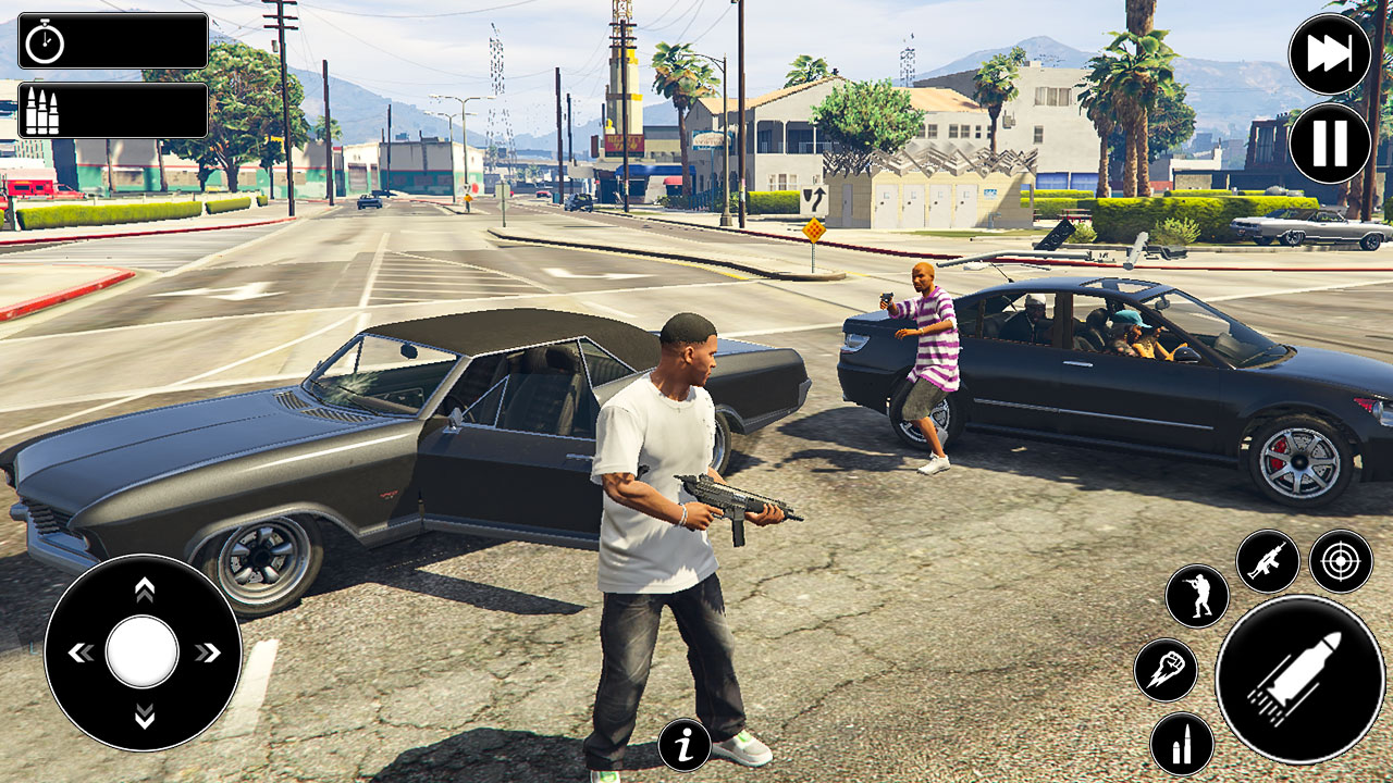 Gangster Offline Open World Crime 3D Game