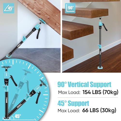 2-Pack Adjustable Steel Support Rods for Cabinets & Drywall
