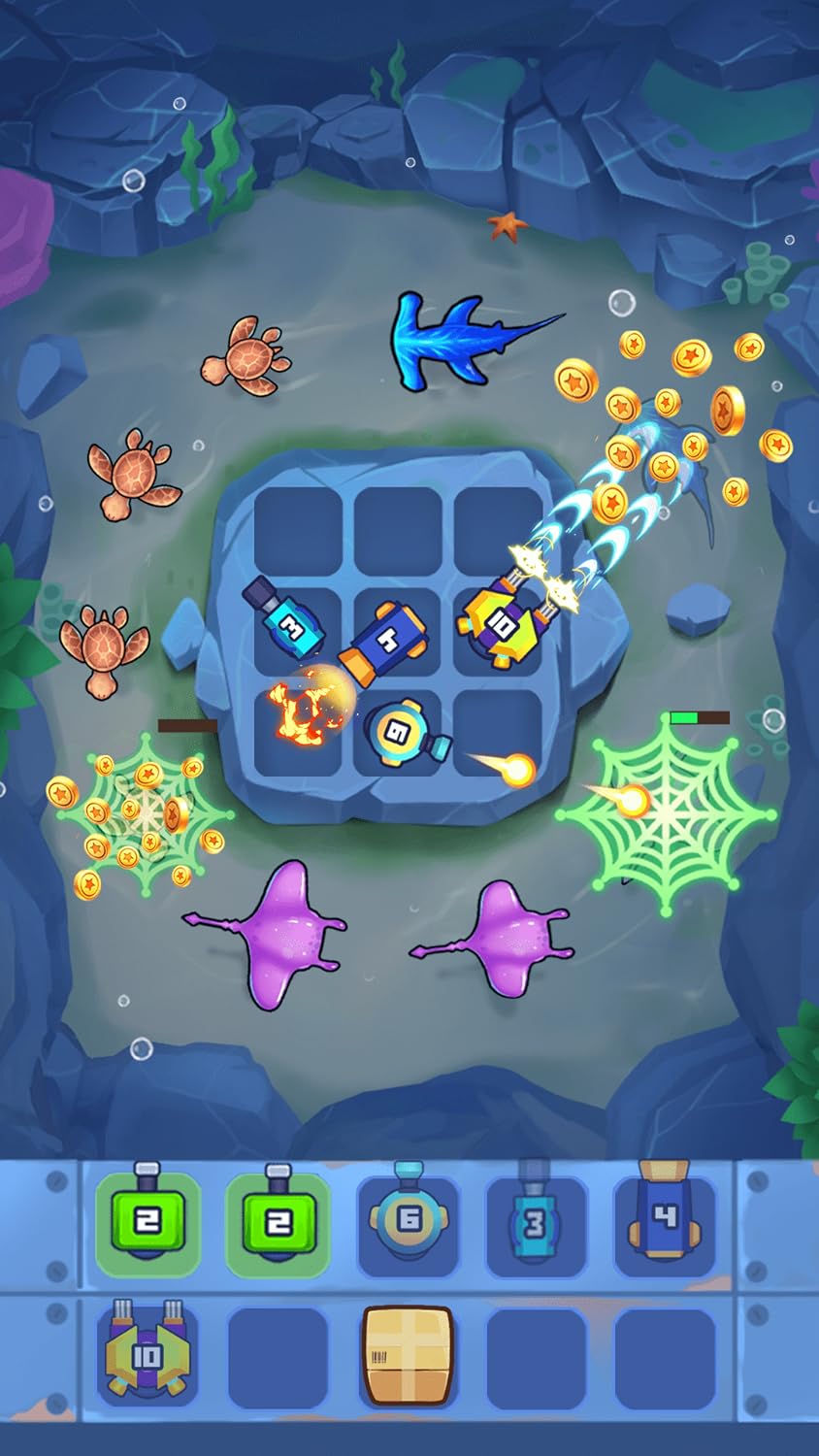 Merge Tower : Idle Fish