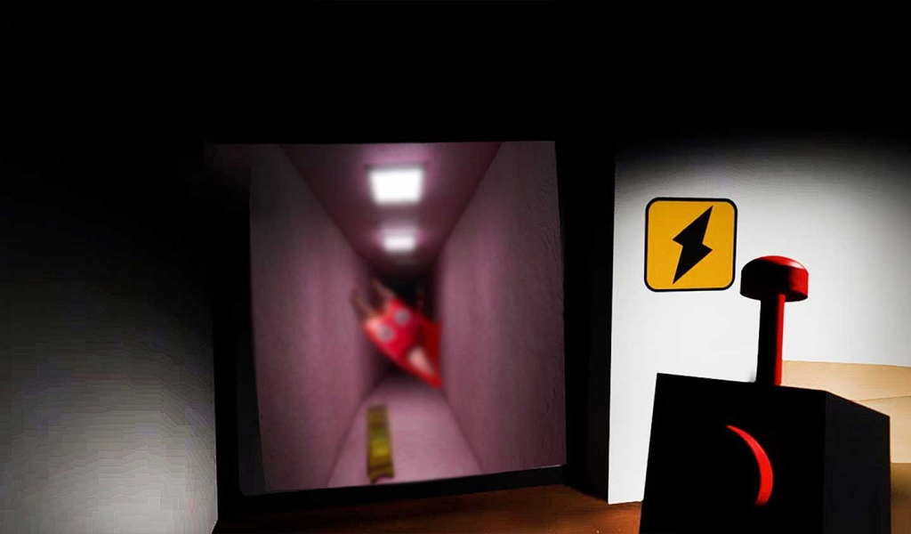 Scary Red Monster in the house