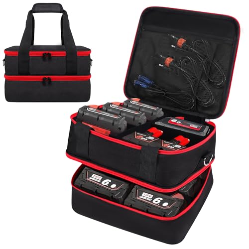 Milwaukee Tool Battery Pack Container and Charger Case