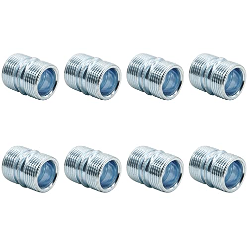 Metal Shelf Pole Connectors, Coarse Thread, 1Inch Diameter