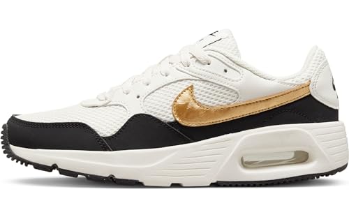 Nike Women's Gymnastics Shoes Sneaker, Phantom Metallic Gold Black Sail, 8.5