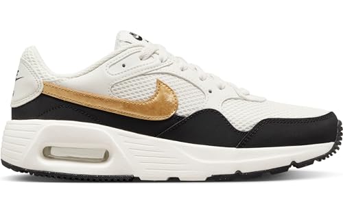 Nike Women's Gymnastics Shoes Sneaker, Phantom Metallic Gold Black Sail, 8.5