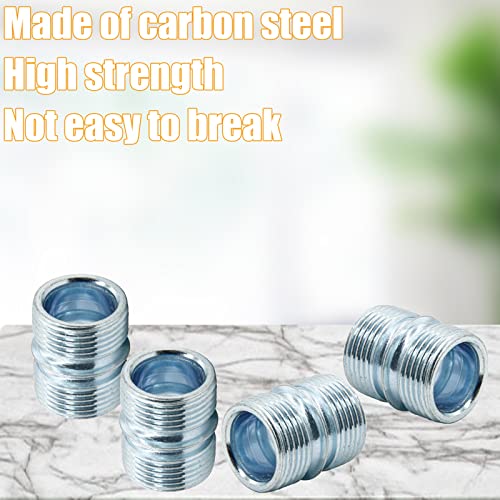 Metal Shelf Pole Connectors, Coarse Thread, 1Inch Diameter