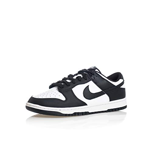 Nike Dunk Low Retro Mens Basketball Shoes, White Black White, 9 US
