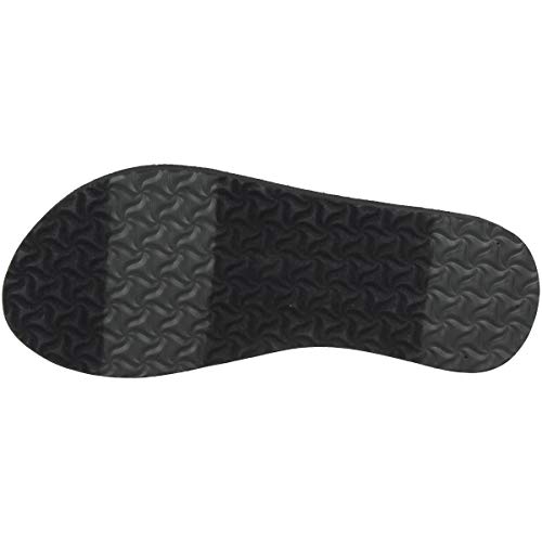 Teva womens Olowahu Sandal, Black on Black, 8 US