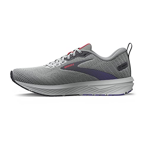 Brooks Men’s Revel 6 Neutral Running Shoe - Dawn Blue/Cayenne/Nine Iron - 12 Medium