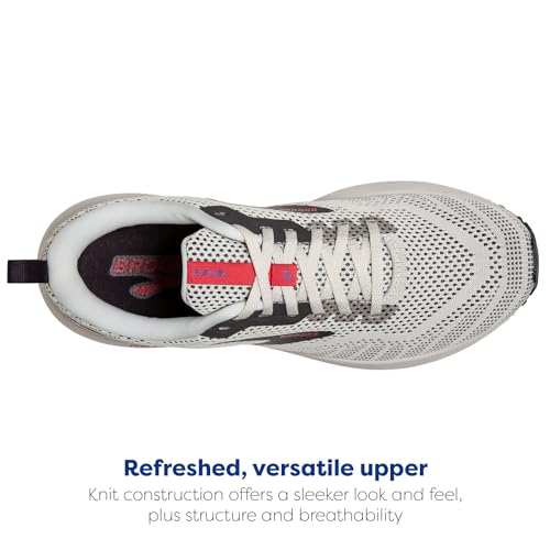 Brooks Men’s Revel 6 Neutral Running Shoe - Dawn Blue/Cayenne/Nine Iron - 12 Medium