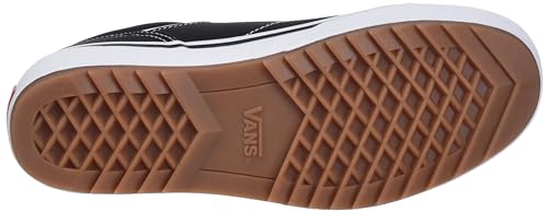 Vans Women's Sneaker, Canvas Black, 9