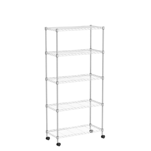 Heavy Duty 5-Tier Wire Shelving Unit for Garage