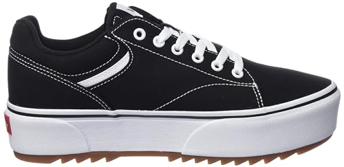 Vans Women's Sneaker, Canvas Black, 9
