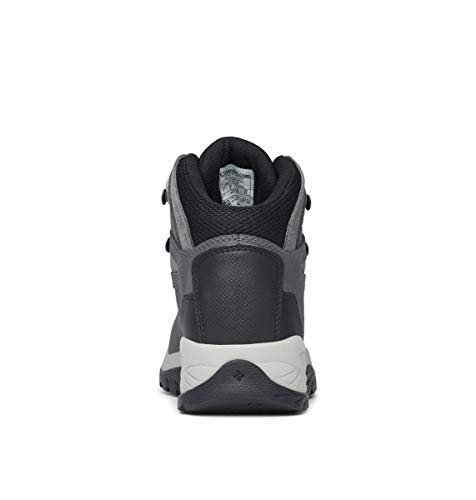 Columbia womens Newton Ridge Plus Waterproof Hiking Boot, Quarry/Cool Wave, 9 US