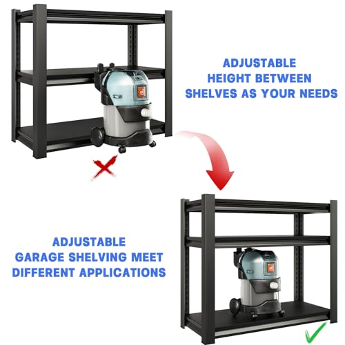 48" W Heavy Duty Garage Shelving Storage Organizer