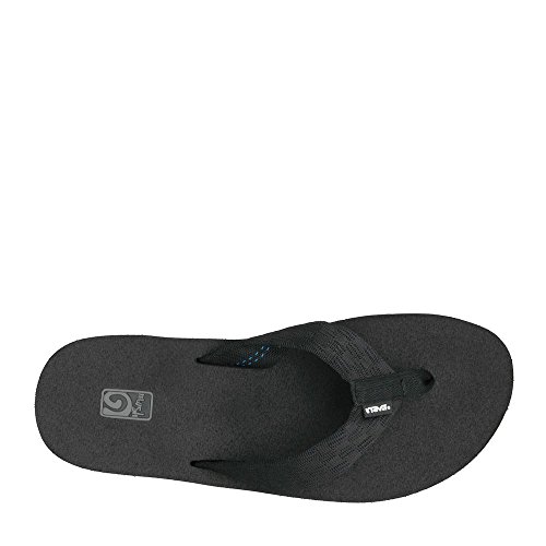 Teva Men's Mush II Flip Flop,Brick Black,11 M US