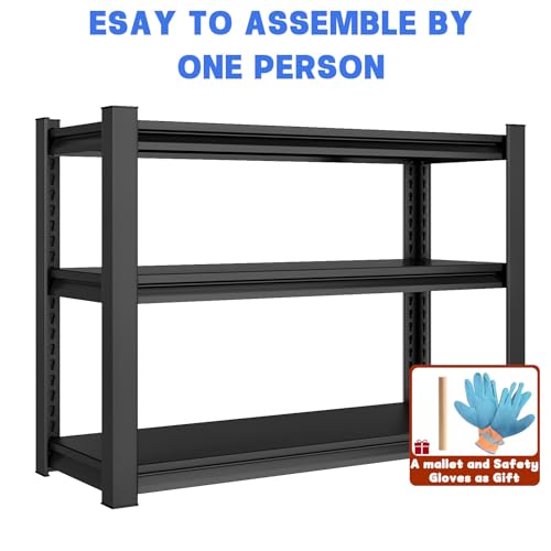 48" W Heavy Duty Garage Shelving Storage Organizer