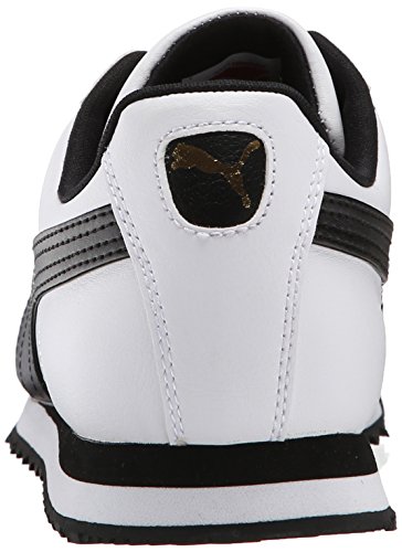 PUMA Men's ROMA BASIC Sneaker, white-black, 9