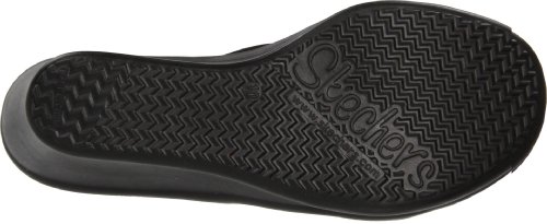 Skechers Cali Women's Rumblers-Beautiful People Wedge Sandal,Black,9 M US