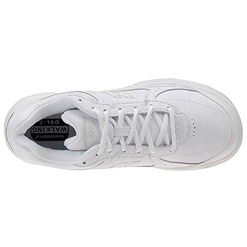 New Balance Women's 577 V1 Lace-up Shoe, White, 9 Wide