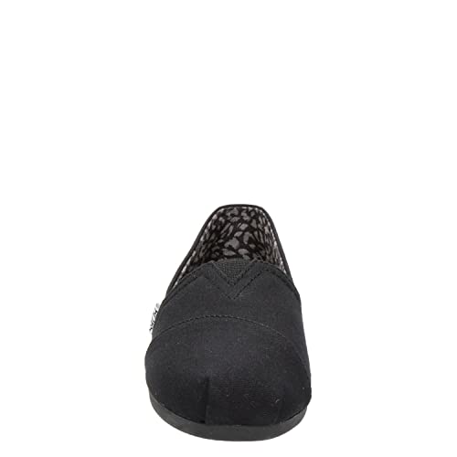 Skechers Women's Plush-Peace and Love Ballet Flat, Black, 8