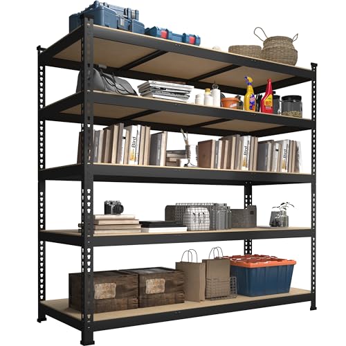 Adjustable Metal Garage Shelves - Heavy Duty Storage Unit