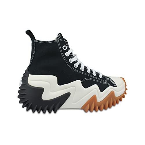 Converse Run Star Shoes Motion Canvas Platform Fashion Sneakers Runners (7 Mens / 8.5 Womens, Black/WHITEG/UMHONEY, Numeric_7)