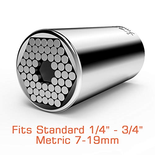 Self-adjusting Universal Socket for Wrench Ratchet Power Drill