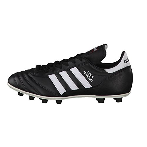 adidas mens Copa Mundial Soccer Shoe, Black/White/Black, 10 Women 9 Men US