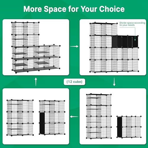Kiivoena Wire Cube Storage Organizer with 14 Cubes