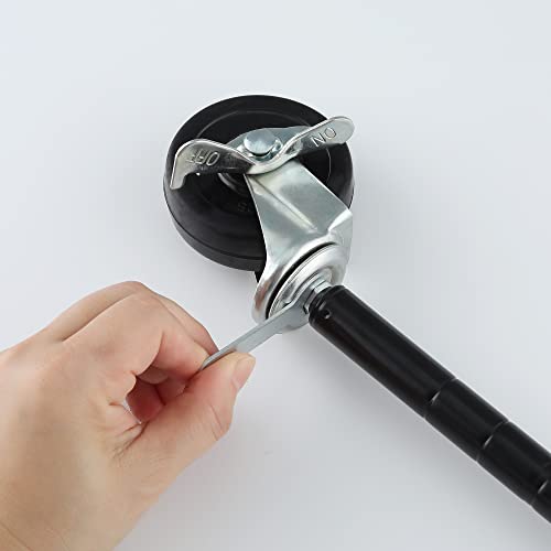 3-Inch Threaded Stem Casters for Shelving Units