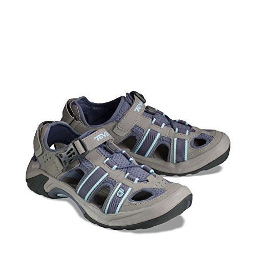 Teva womens Omnium Sandal, Slate, 8.5 Wide US