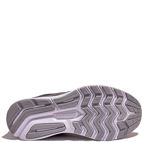 Saucony Women's Ride 14 Running Shoe, CHARCOAL/BLACK, 8 Medium