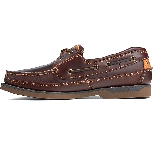 Sperry Top-Sider Men's Mako 2-Eye Canoe Moc Amaretto Size 10.5