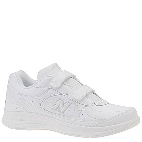 New Balance Men's 577 V1 Hook and Loop Shoe, White/White, 10