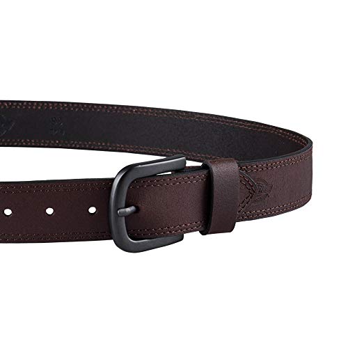 Dickies Men's Casual Leather Belt, Brown, 38