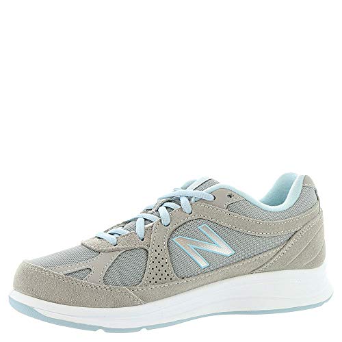 New Balance Women's 877 V1 Walking Shoe , Silver, 9
