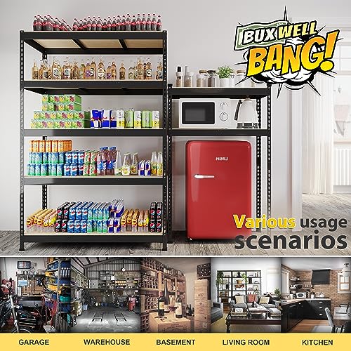 Adjustable Metal Garage Shelves - Heavy Duty Storage Unit