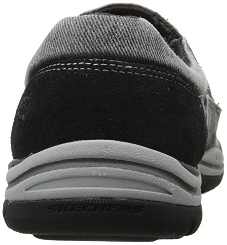 Skechers Men's Expected Avillo Moccasin, Black, 11-Medium, 64109