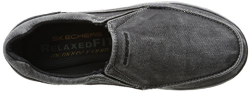 Skechers Men's Expected Avillo Moccasin, Black, 11-Medium, 64109