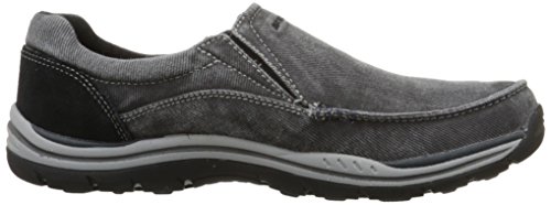 Skechers Men's Expected Avillo Moccasin, Black, 11-Medium, 64109