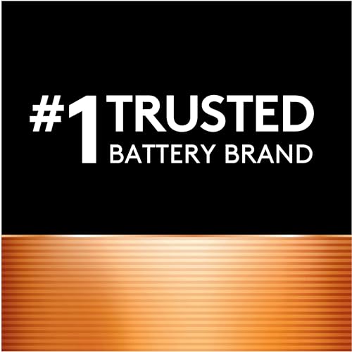 Duracell Coppertop D Batteries, 4 Count Pack, D Battery with Long-lasting Power, All-Purpose Alkaline D Battery for Household and Office Devices