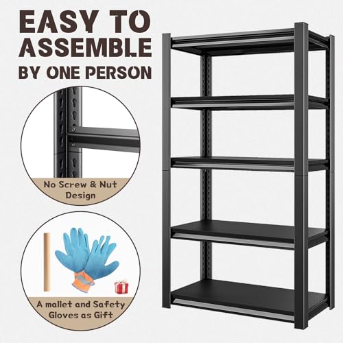 48" W Heavy Duty Garage Shelving Storage Shelves